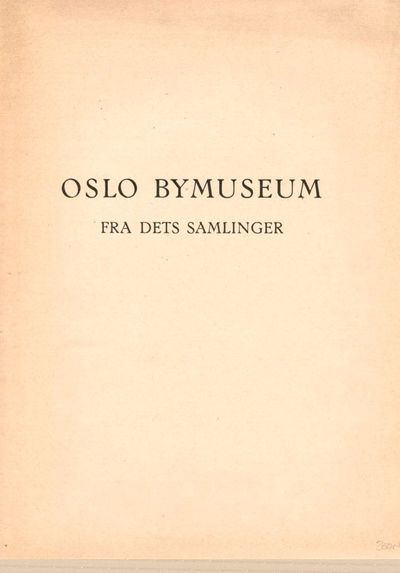 Fra dets samlinger X. (B. II, Hft. 2).
