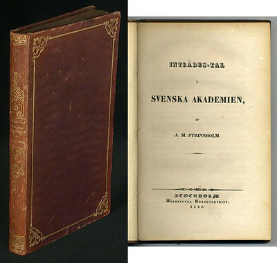 Inträdes-tal i Svenska akademien.