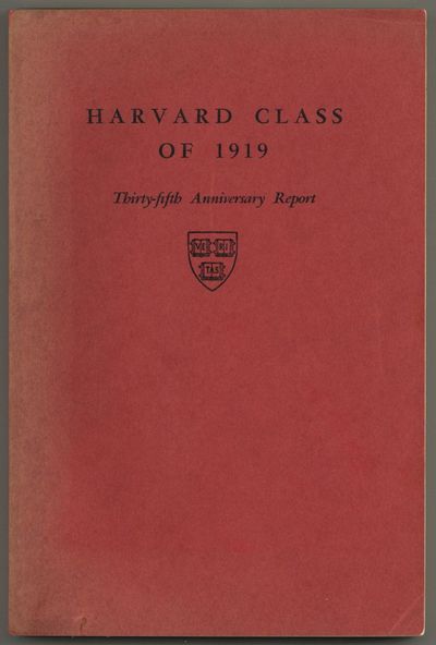 Harvard Class of 1919: Thirty-fifth Anniversary Report