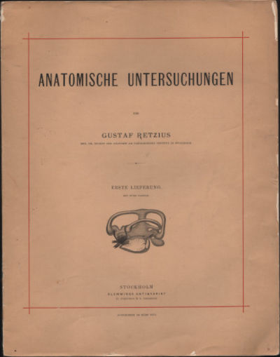 ANATOMISCHE UNTERSUCHUNGEN. Erste Lieferung.