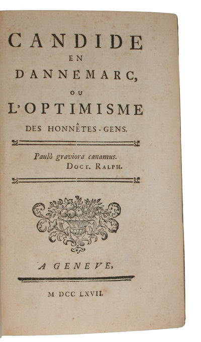 Candide en Dannemarc ou l'optimisme des…