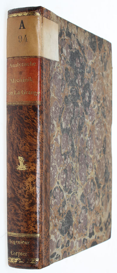 Analytische Mechanik aus dem Französischen mit einigen Anmerkungen und erläuternden Zusätzen von Friedrich Wilhelm August Murhard. - [A LANDMARK IN MATHEMATICS AND MECHANICS] (photo 2)