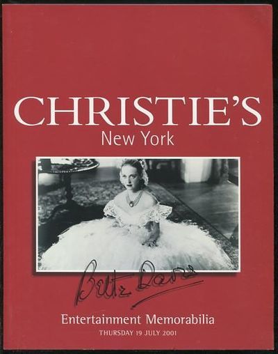 London: Christie's International Media Division. Near Fine. 2001. First Edition. Softcover. . (B&W a...