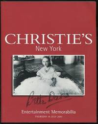 Entertainment Memorabilia - Thursday 19 July 2001 (Sale No. 8525) [cover:  Bette Davis]