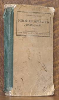 SCHEME OF SEPARATION IN THE CORPORATE LIMITS OF BOSTON, MASS... for the use of publishers, corrected to March 1, 1928. by U. S. Post Office
- Paperback
- First edition
- 1928
- from Andre Strong Bookseller (SKU: 8829)