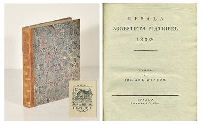 Upsala ärkestifts matrikel 1820.