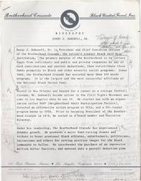 Archive of material relating to Danny Bakewell and the Brotherhood Crusade, circa mid 1980s