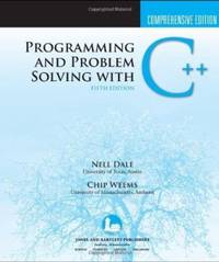 Programming and Problem Solving with C++