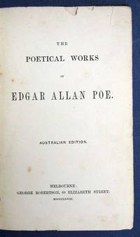 Image Of The POETICAL WORKS EDGAR ALLAN POE Image Of The POETICAL WORKS EDGAR ALLAN POE