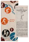 Fronton Jai Alai Mexico Pamphlet