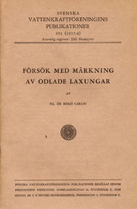 Försök med märkning av odlade laxungar.