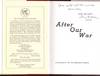 View Image 2 of 2 for AFTER OUR WAR Inventory #90343