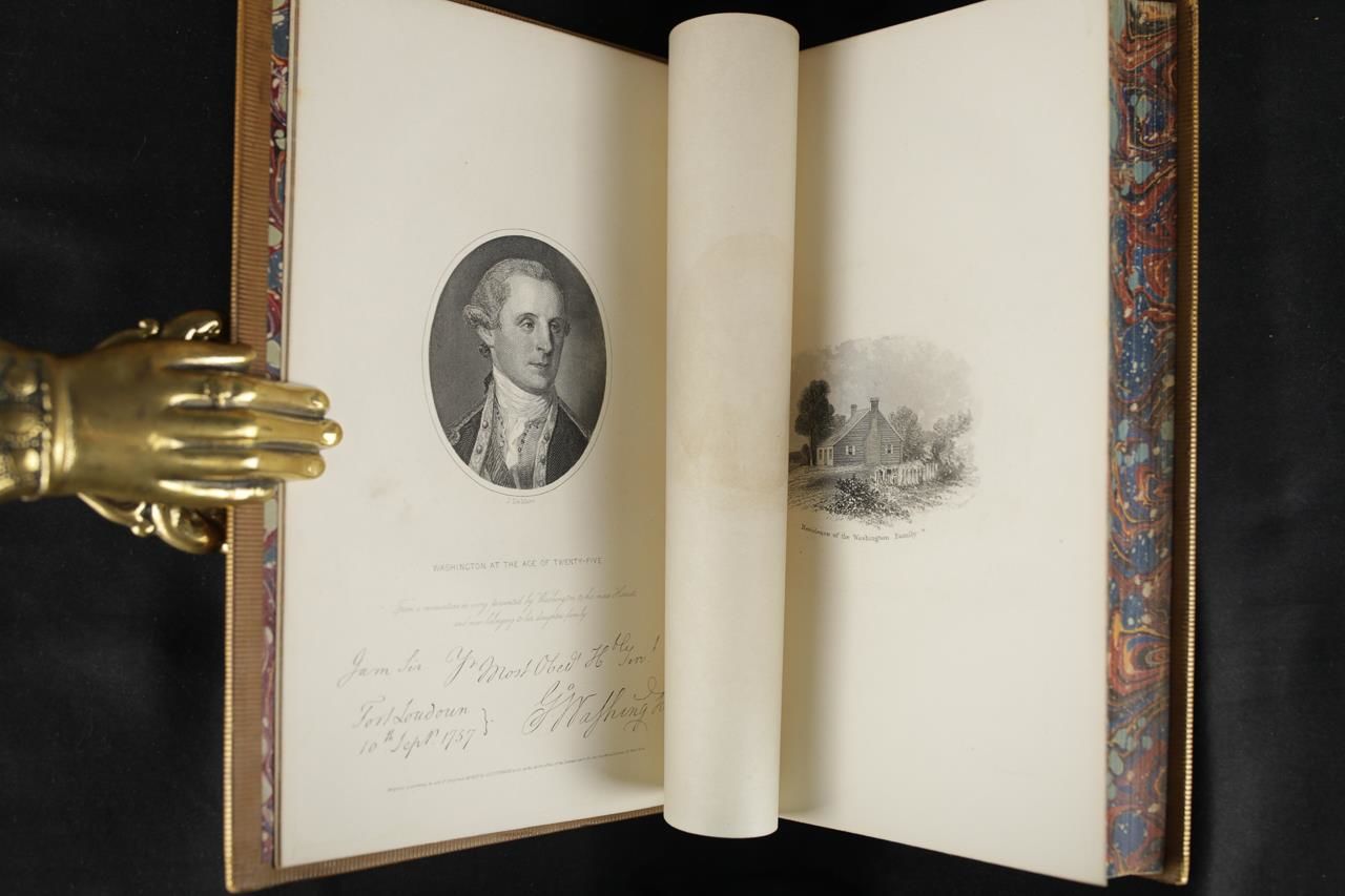 Life of Washington by Washington Irving Hardcover 1860 from Reagan's Rare Books