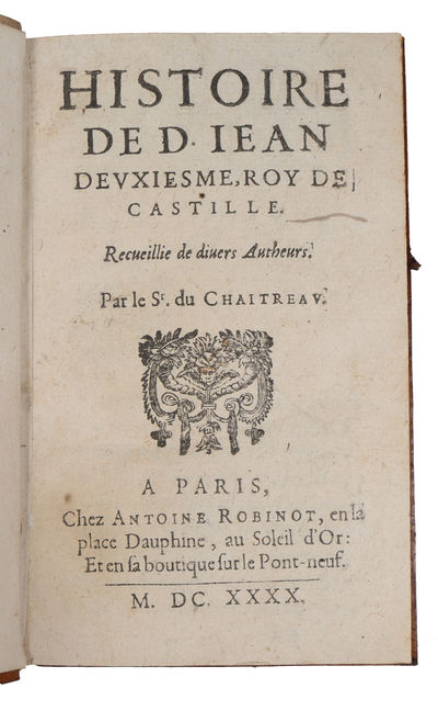 Histoire de D. Jean, deuxiesme roy de Castille. (photo 2)