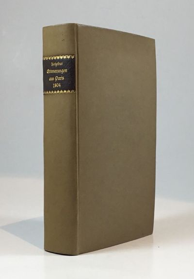 Erinnerungen aus Paris im Jahre 1804.