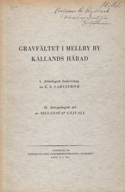 Gravfältet i Mellby by, Kållands härad. I–II.…