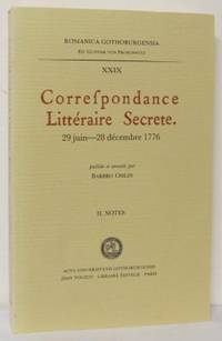 Correspondance littéraire secrete. 29 juin-28…