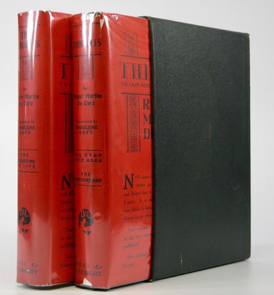The Thibaults; Translated from the French by Madeleine Boyd. Volume One I. The Gray Notebook, II. The Penitentiary; Volume Two I. The Springtime of Life