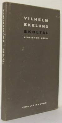 Skoltal. Afroismer i urval Sven Lindqvist.