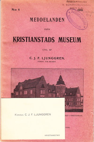 Meddelanden från Kristianstads museum. N:o 4.…