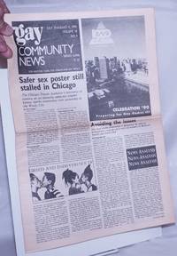 image of GCN: Gay Community News; the weekly for lesbians and gay males; vol. 18, #4, July 29 - August 4, 1990: Safer Sex Poster Stalled in Chicago_Gay Games III