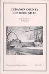 Lebanon County Historic Sites, Vol XV No 4
