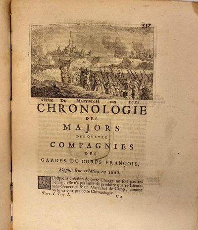 Abrégé chronologique et historique de l'origine, du progrès et de l'état actuel de la maison du roi et de toutes les troupes de France, tant d'infanterie que de cavalerie et dragons, avec des instructions pour servir à leur histoire, & un journal histori (photo 3)