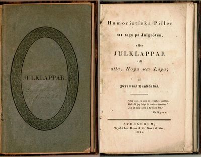 Humoristiska Piller att taga på Julgröten, eller…