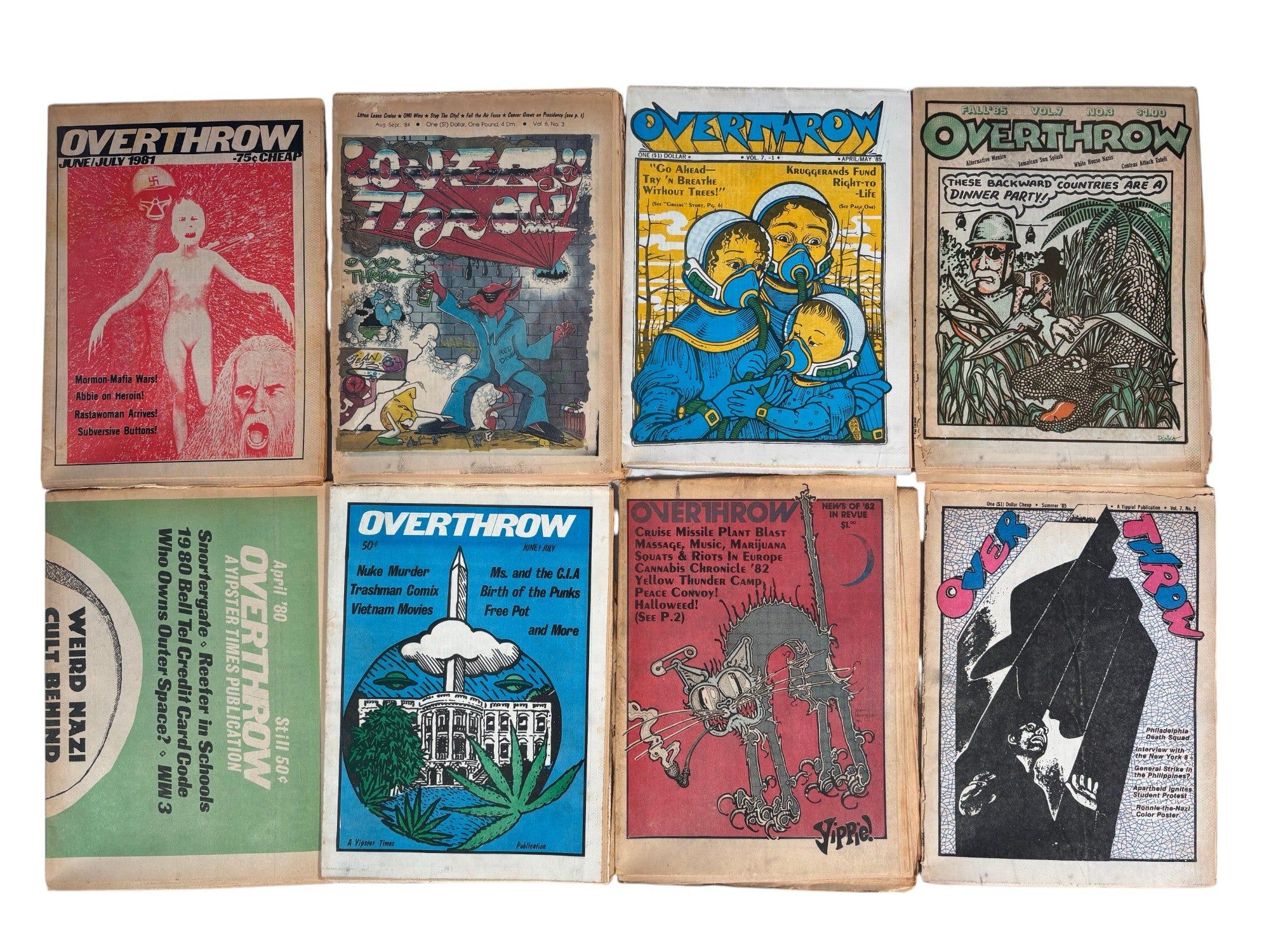 Overthrow Newspaper Archive Documenting Yippie Rad