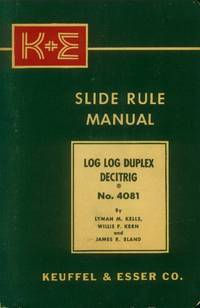 image of K & E Slide Rule Manual: Log Log Duplex Decitrig No. 481