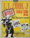 Poster for the LL Cool J Nitro World Tour Date at the Pittsburgh Arena, 1989