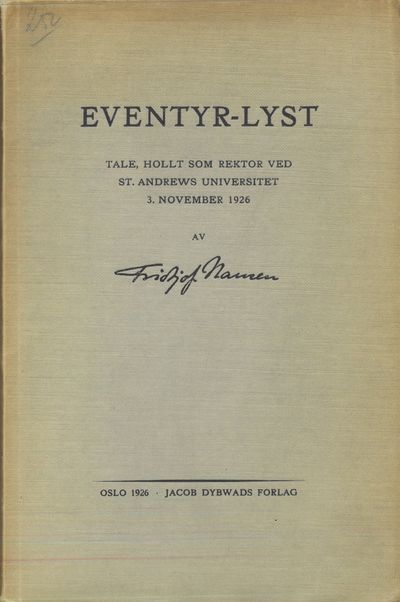 Eventyr-lyst. Tale hollt som rektor ved St.…