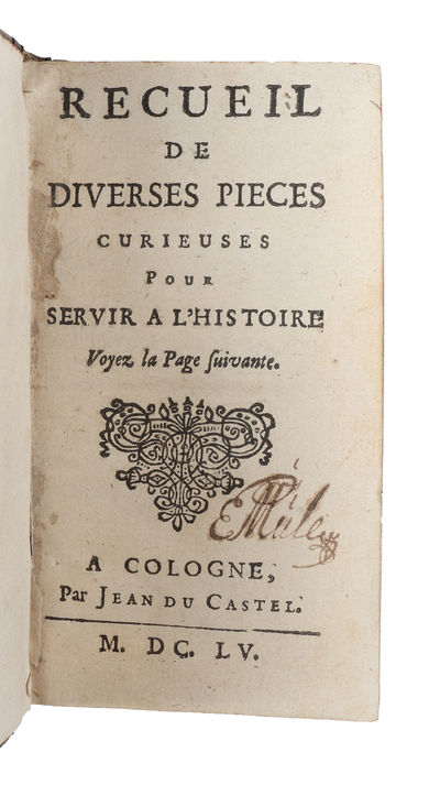 Recueil de diverses pièces curieuses pour servir…