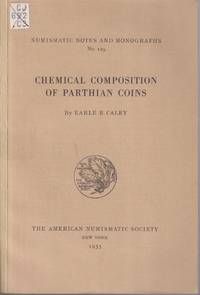 cover of Chemical Composition of Parthian Coins (Nuismatic Notes and Monographs, No. 129)