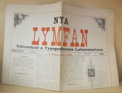 Nya lymfan. Tillverkad å typografernas…