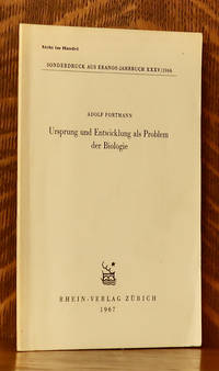 cover of URSPRUNG UND ENTWICKLUNG ALS PROBLEM DER BIOLOGIE [FROM SONDERDRUCK AUS ERANOS-JAHRBUCH XXXV/1966