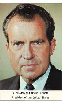 President Richard M. Nixon - 37th President of the United States of America - Vintage Postcard by L.B. Brince Co - ca 1969