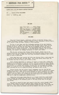 cover of Bedtime for Bonzo (Original post-production script for the 1951 film)