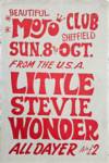 Poster for “Little” Stevie Wonder at the Mojo Club in Sheffield, 1967