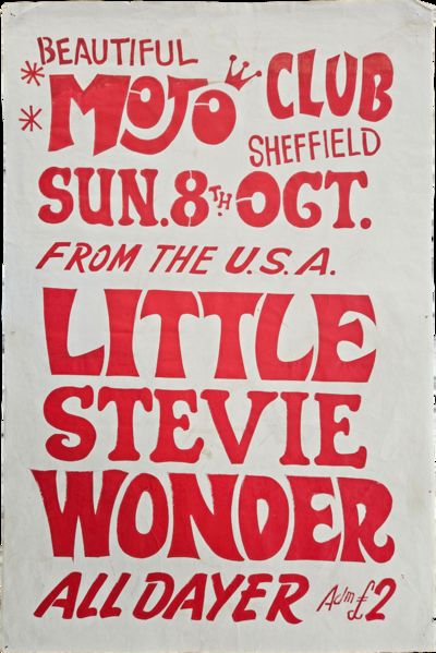 Sheffield, United Kingdom, 1967. 20 x 30 inch poster on heavy cardstock. Some staining and scuffing,...