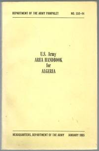 U.S. Army Area Handbook for Algeria, No. 550-44.