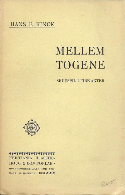 Mellem togene.. Skuespill i fire akter.