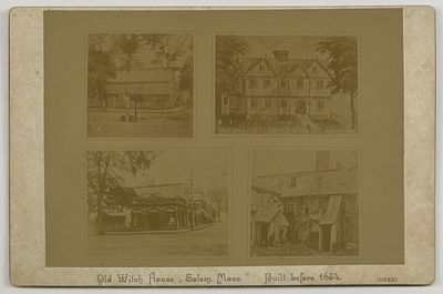 Old Witch House, Salem, Mass. Built Before 1634 [caption title]