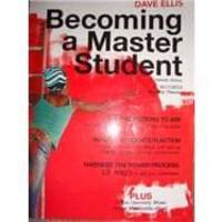 image of Becoming a Master Student: w/2010-2011 Monthly Planner, 13th edition,