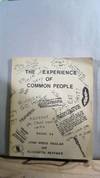 The Experience of Common People: An Anthology of Poems