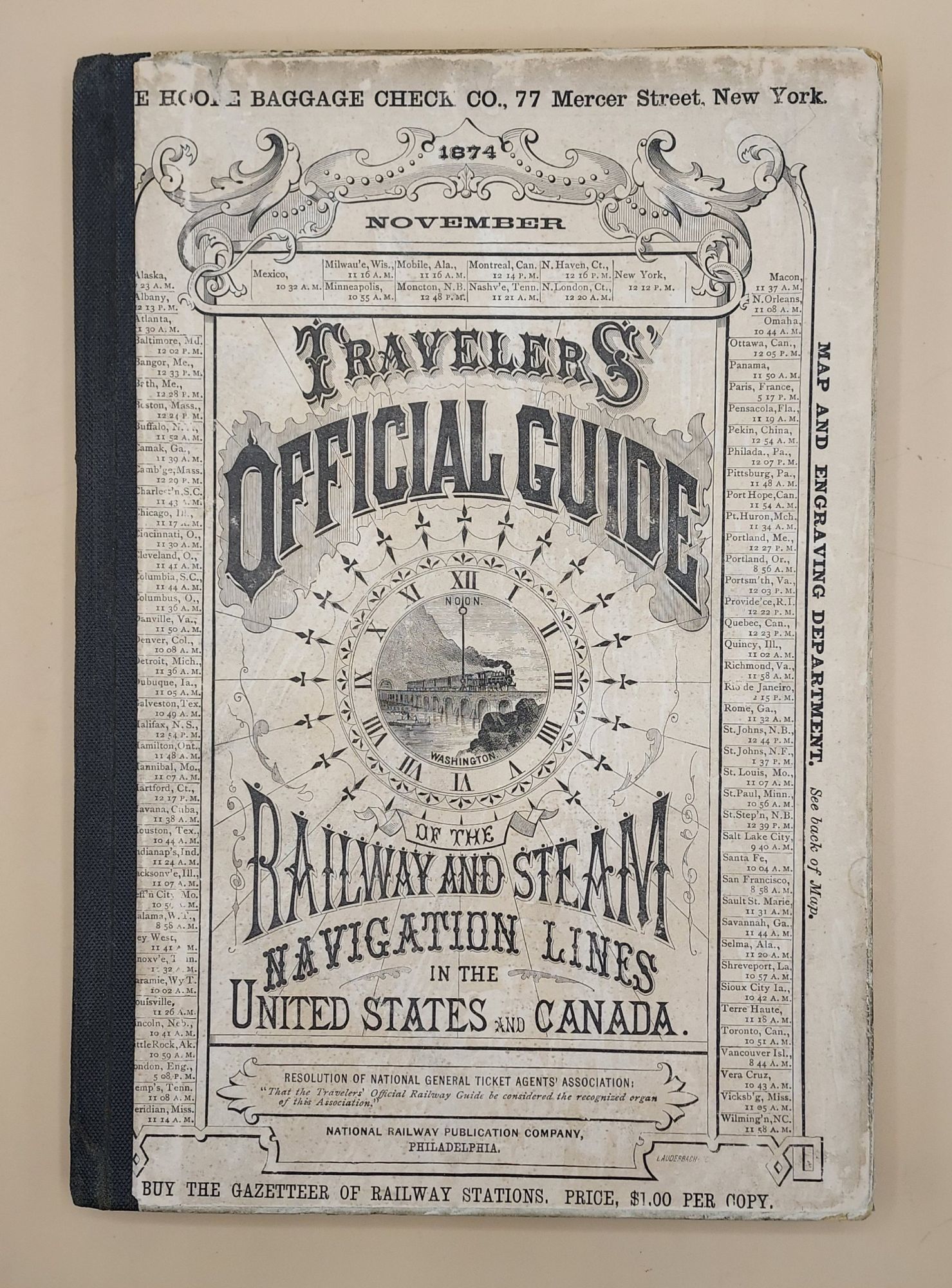 Travelers' Official Railway Guide for the United States and Canada