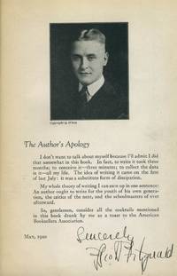 This Side of Paradise by Fitzgerald, F. Scott - 1920