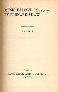 Music in London 1890-94 - Volume II (of 3)