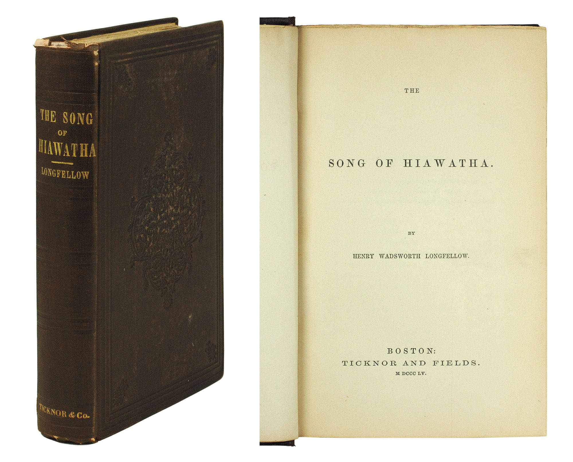 The Song of Hiawatha. by H. W Longfellow First Edition 1855 from