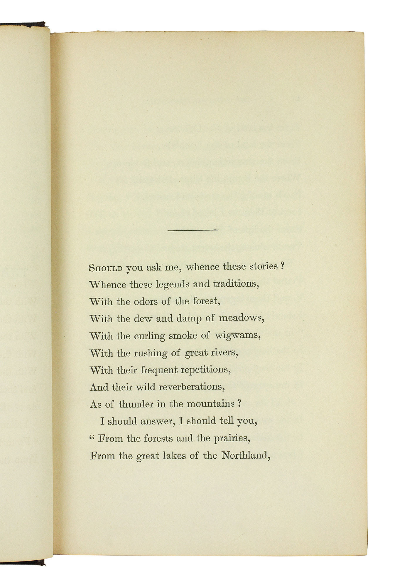 The Song of Hiawatha. by H. W Longfellow First Edition 1855 from